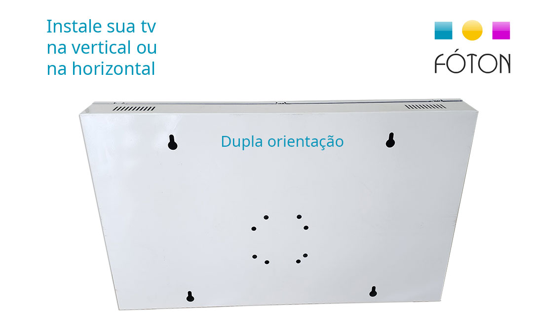 Wallframe - Emoldure sua Tv ou Monitor em Paredes - Orientação vertical ou horizontal
