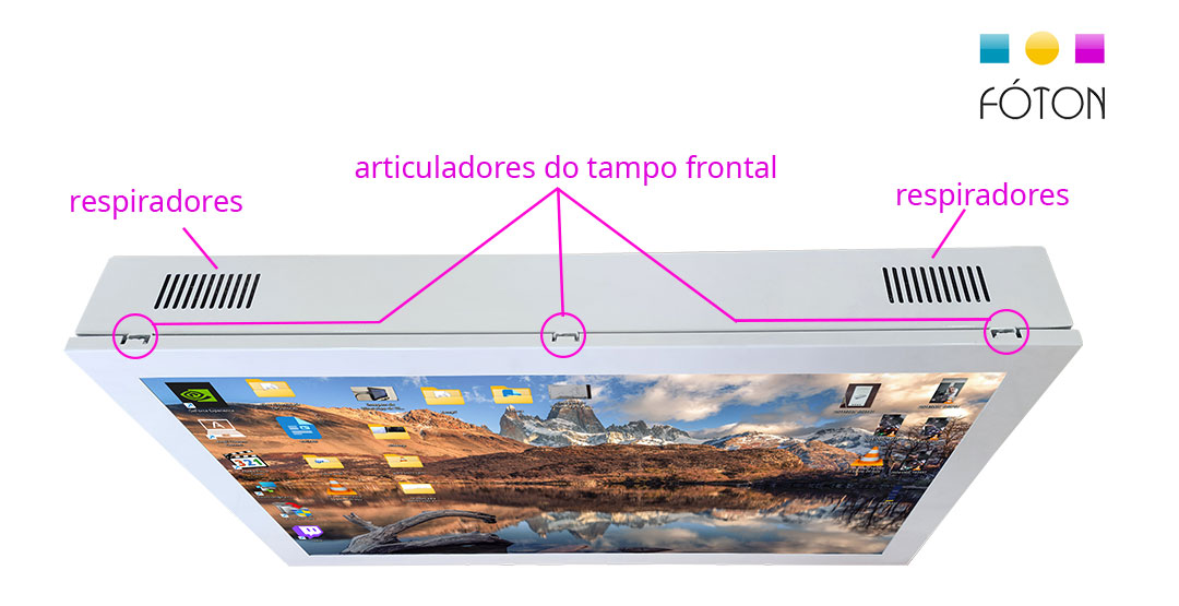 Wallframe - Emoldure sua Tv ou Monitor em Paredes - Anticulado e Antifurto